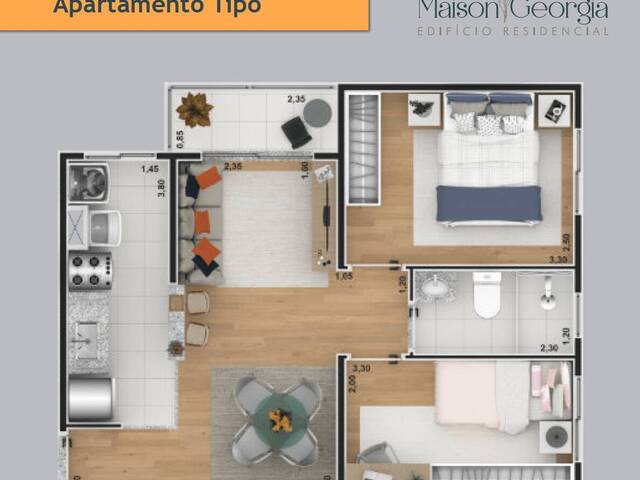 #133 - Apartamento para Venda em Cuiabá - MT - 3